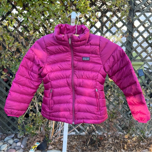 Patagonia Other - Patagonia Girls Hibiscus Down Sweater size XS (5-6) Puffer Jacket
